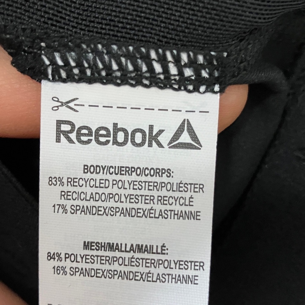 Reebok Classic Black Sports Bra - Picture 6 of 6